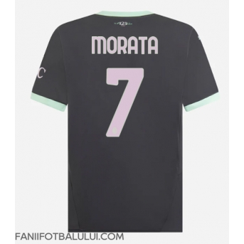 AC Milan Alvaro Morata #7 Tricou Fotbal Replică 2024-25 Barbati Treilea